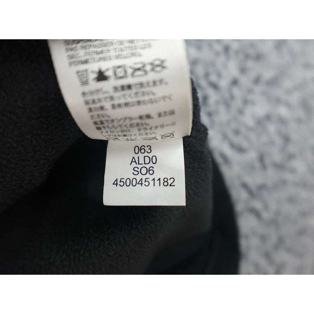 The North Face TKA 100 Fleece‎ Pullover Mens Large Black Quarter Zip Mock Neck